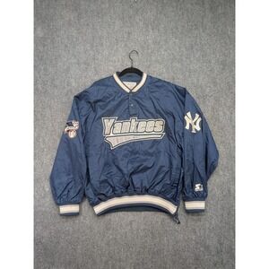 Vintage‎ Starter New York Yankees MLB Pullover Jacket Coat Mens Large 90s Y2K